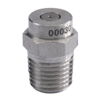 Nozzle H/P stainless 15 deg 08